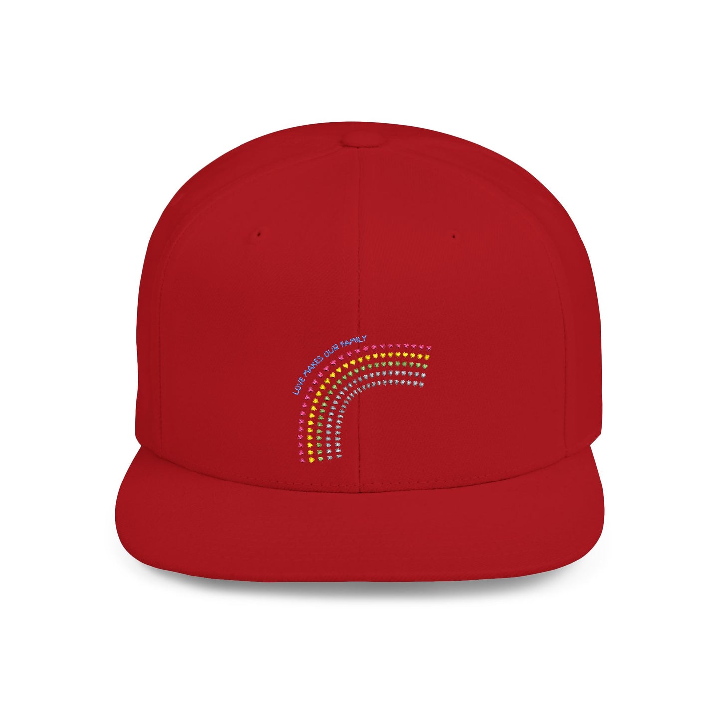 PRIDE LGBTQ+ FAMILY Snapback Cap, Fertility Awareness Hat, Embroidered Snapback, Pride Family matching caps