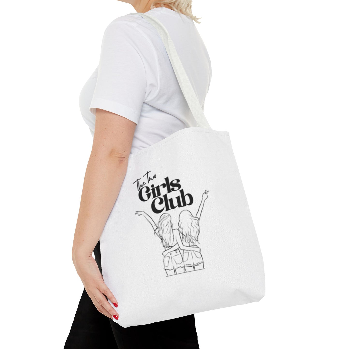 The Two Girls Club PRIDE Girls who like girls Tote Bag - Stylish & Fun for lesbian Friends!