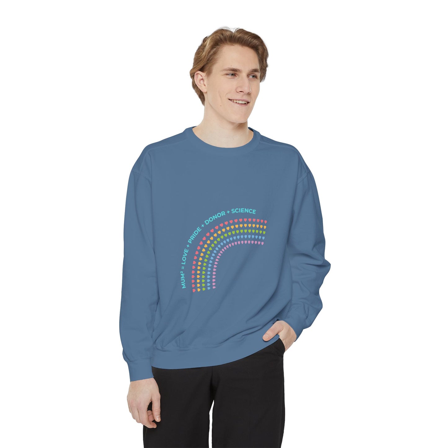 PRIDE MUMS Colorful Pride & Science Sweatshirt, Unisex Fashion, LGBTQ+ Apparel, Comfortable Casual Wear, Perfect Gift for Pride Month