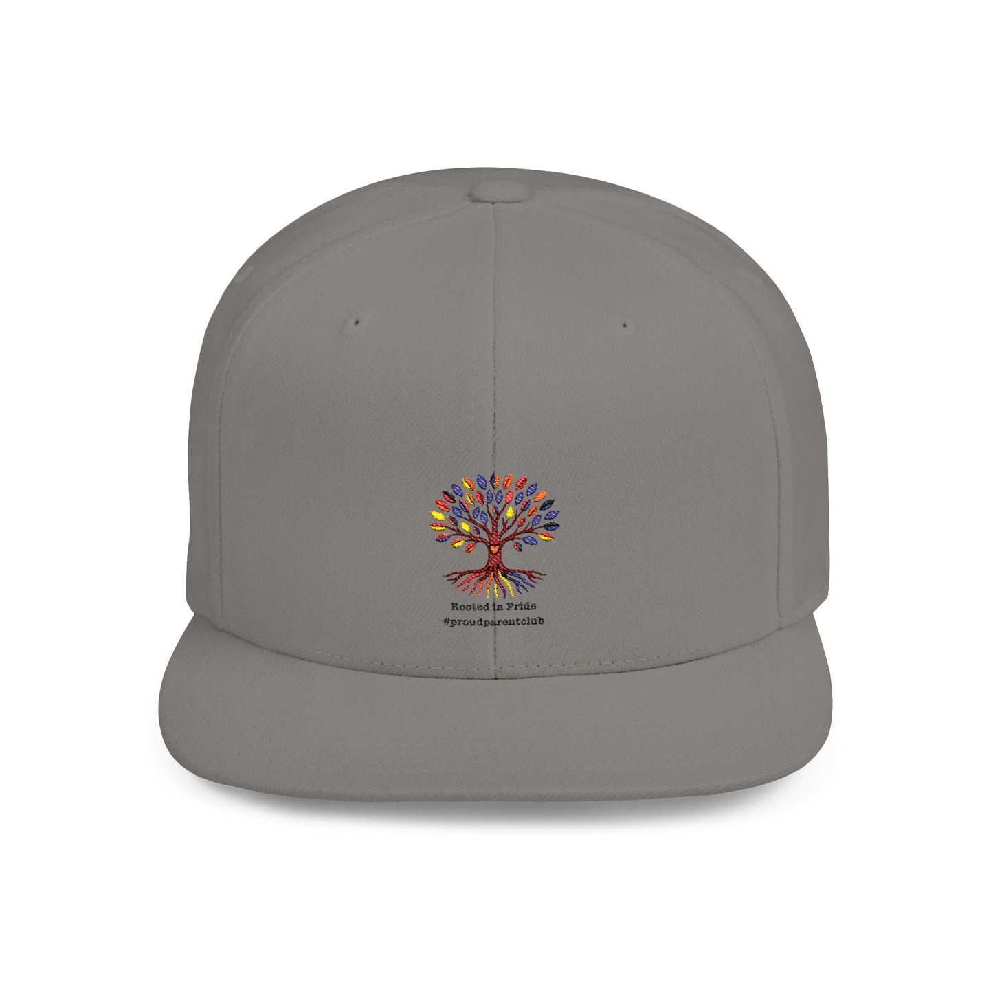 Snapback Cap Proud Parent of LGBTQ Offspring for Pride Support