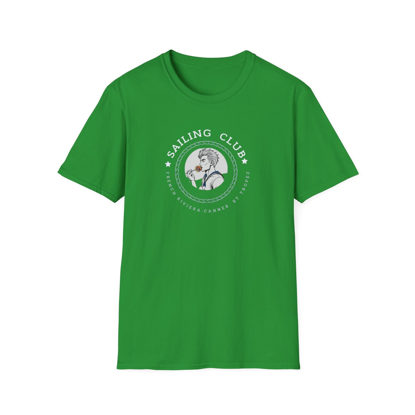 QUEER Sailing Club Unisex Softstyle T-Shirt - Fun Nautical Graphic Tee