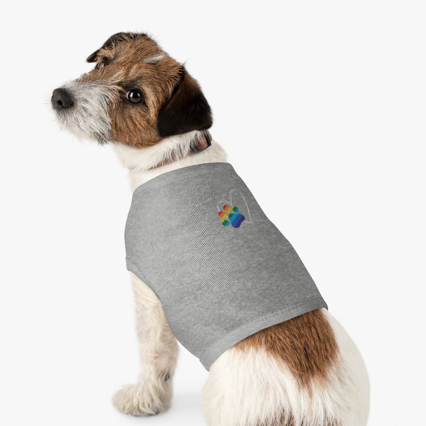 PRIDE Dog Paw Print Pet Tank Top - My Mums Are Gay - LGBTQ+ Pride Apparel
