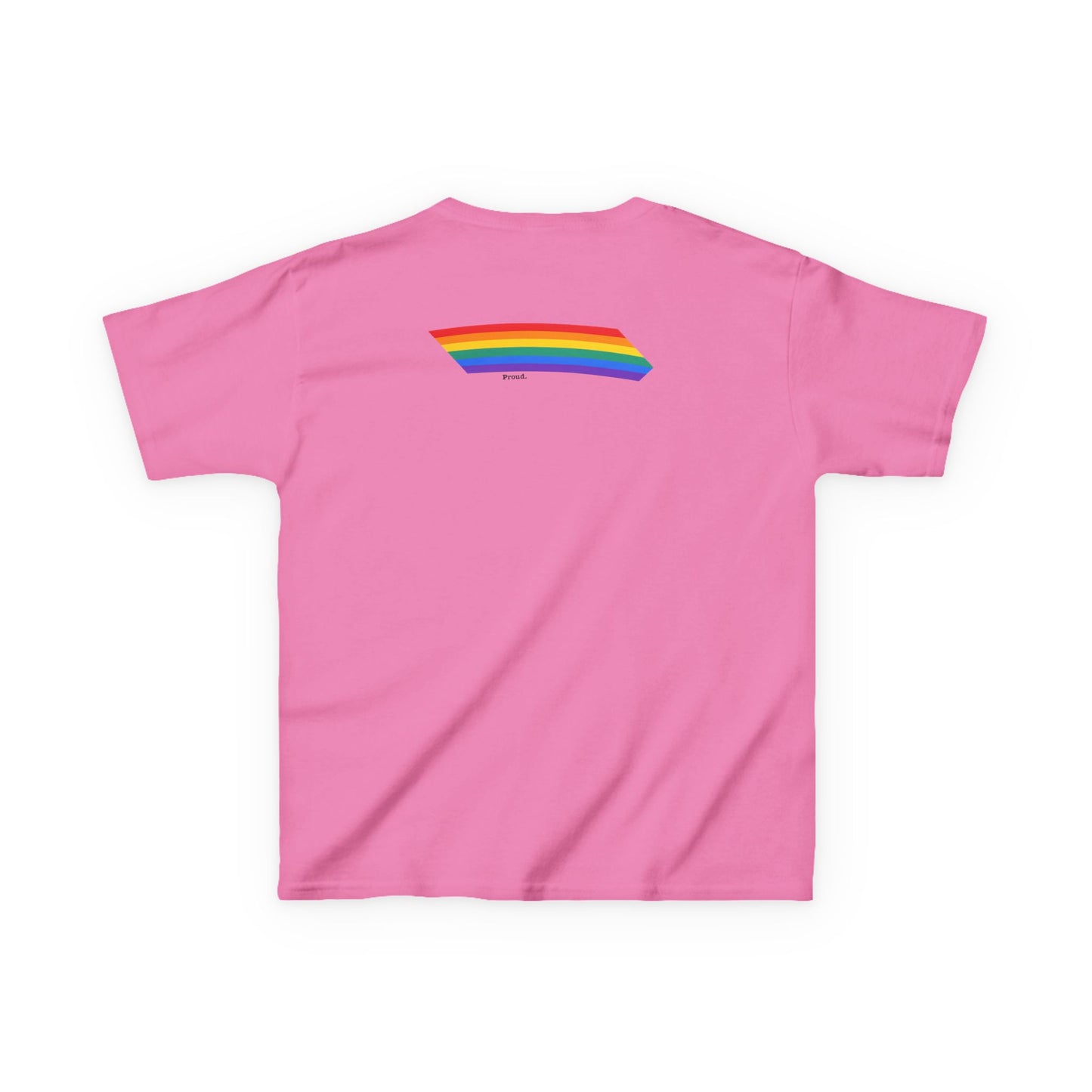 Kids Rainbow Graphic Tee - "Love out Loud" Design pride
