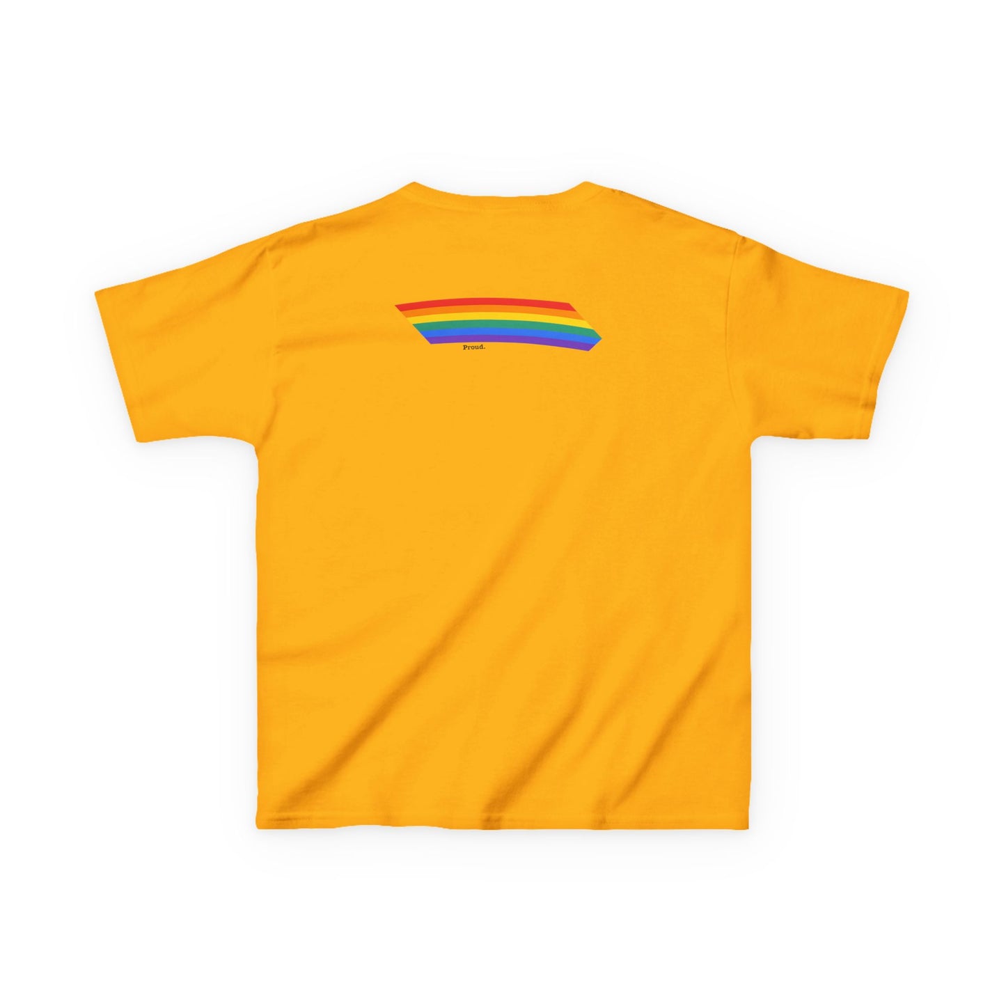 Kids Rainbow Graphic Tee - "Love out Loud" Design pride