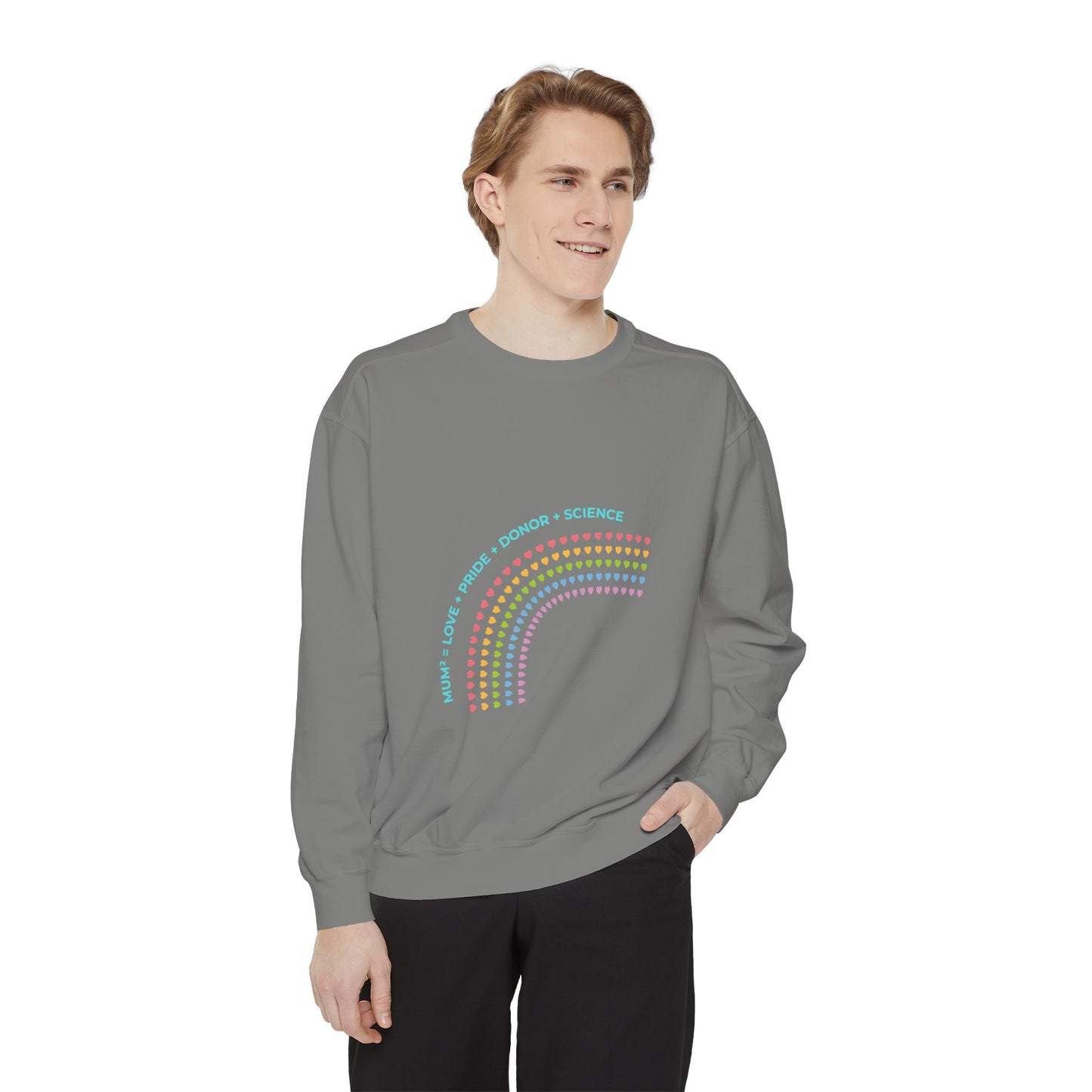 PRIDE MUMS Colorful Pride & Science Sweatshirt, Unisex Fashion, LGBTQ+ Apparel, Comfortable Casual Wear, Perfect Gift for Pride Month