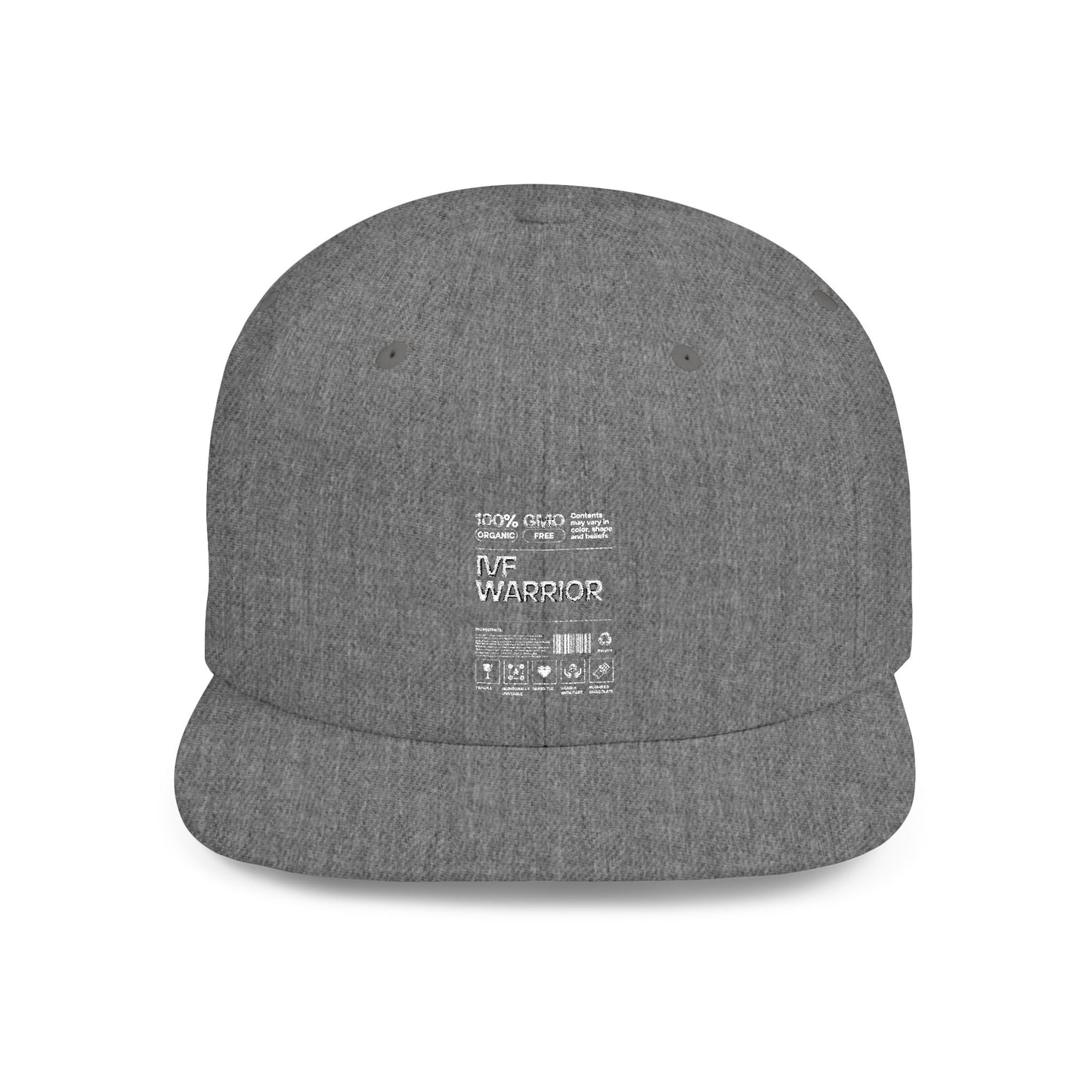 IVF Warrior Snapback Cap, Fertility Awareness Hat, Embroidered Snapback, Infertility Support Cap, Snapback Cap for IVF Journey