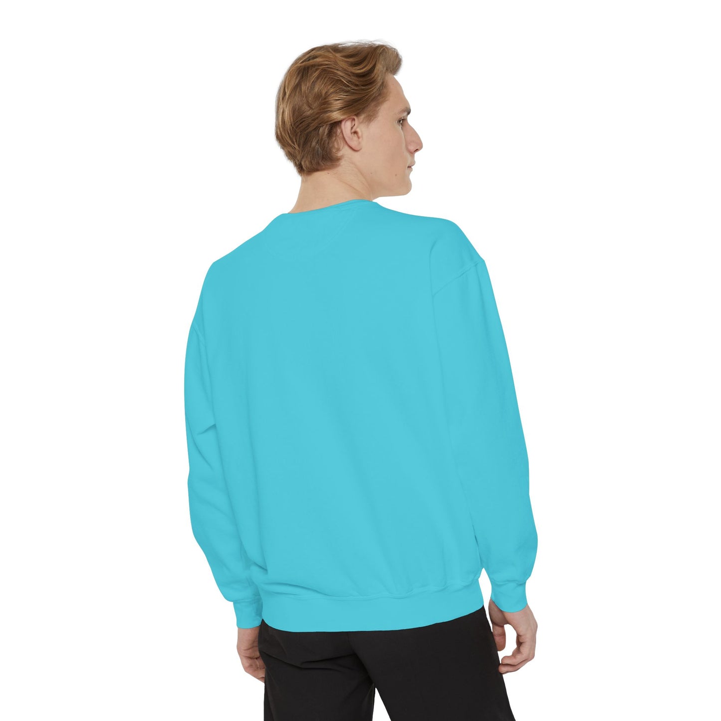 PRIDE MUMS2 Dot Rainbow Sweatshirt, Unisex Garment-Dyed Sweatshirt, Cozy Layering Piece, Perfect for Science Lovers, Gift for LGBTQ+ Ally