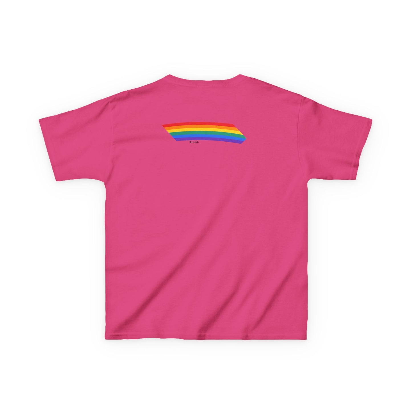 Kids Rainbow Graphic Tee - "Love out Loud" Design pride