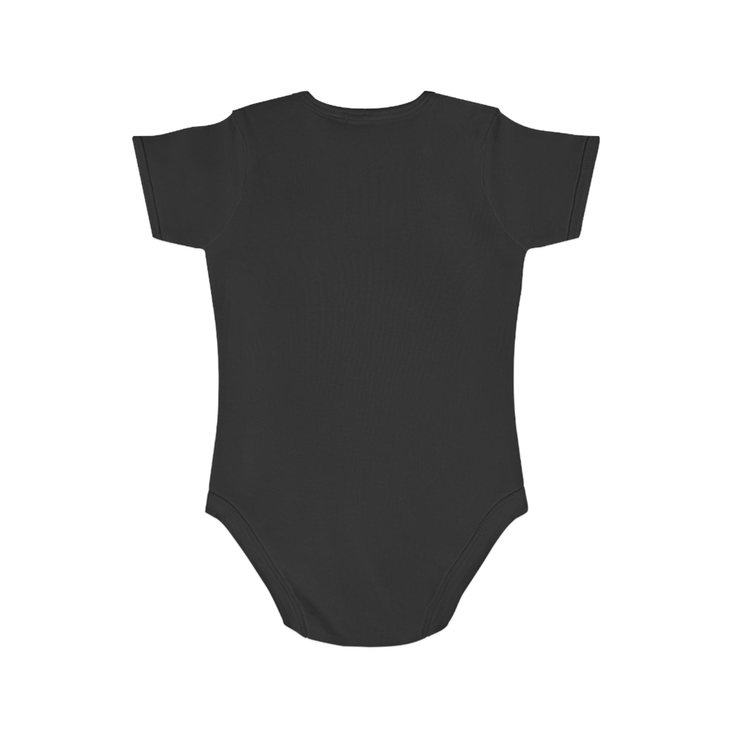 Novelty human being label Short Sleeve Baby Bodysuit