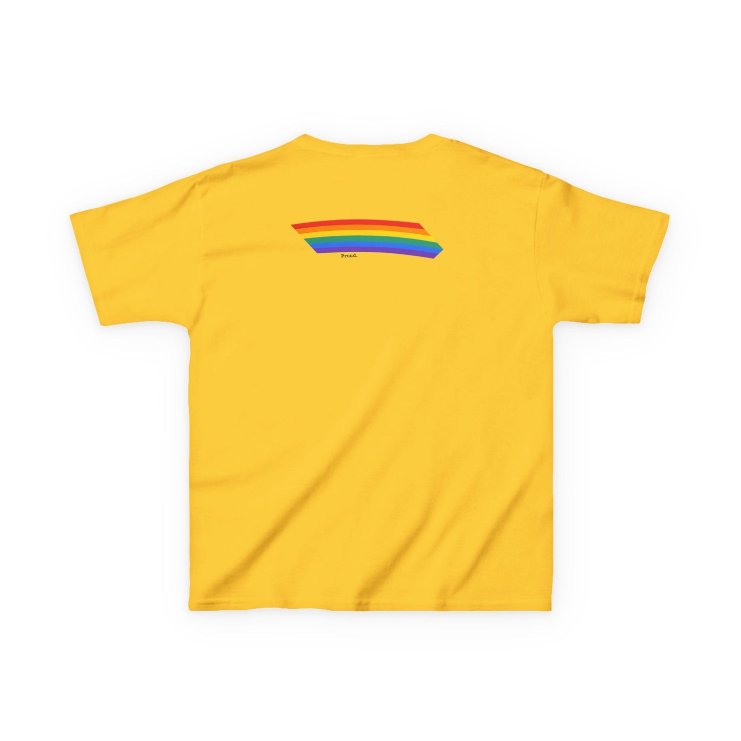 Kids Rainbow Graphic Tee - "Love out Loud" Design pride