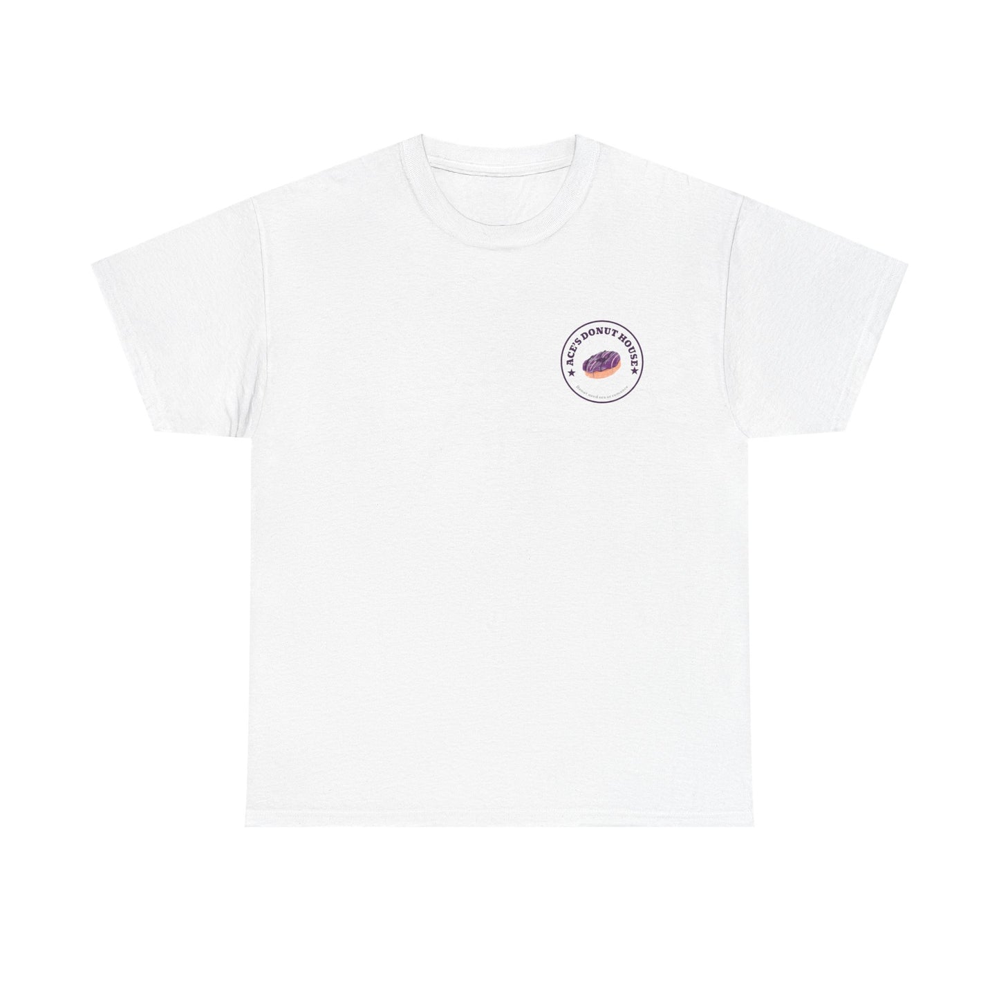 Unisex Heavy Cotton Tee - Ace and Aro fun tee "donut need sex or romance" Casual T-Shirt