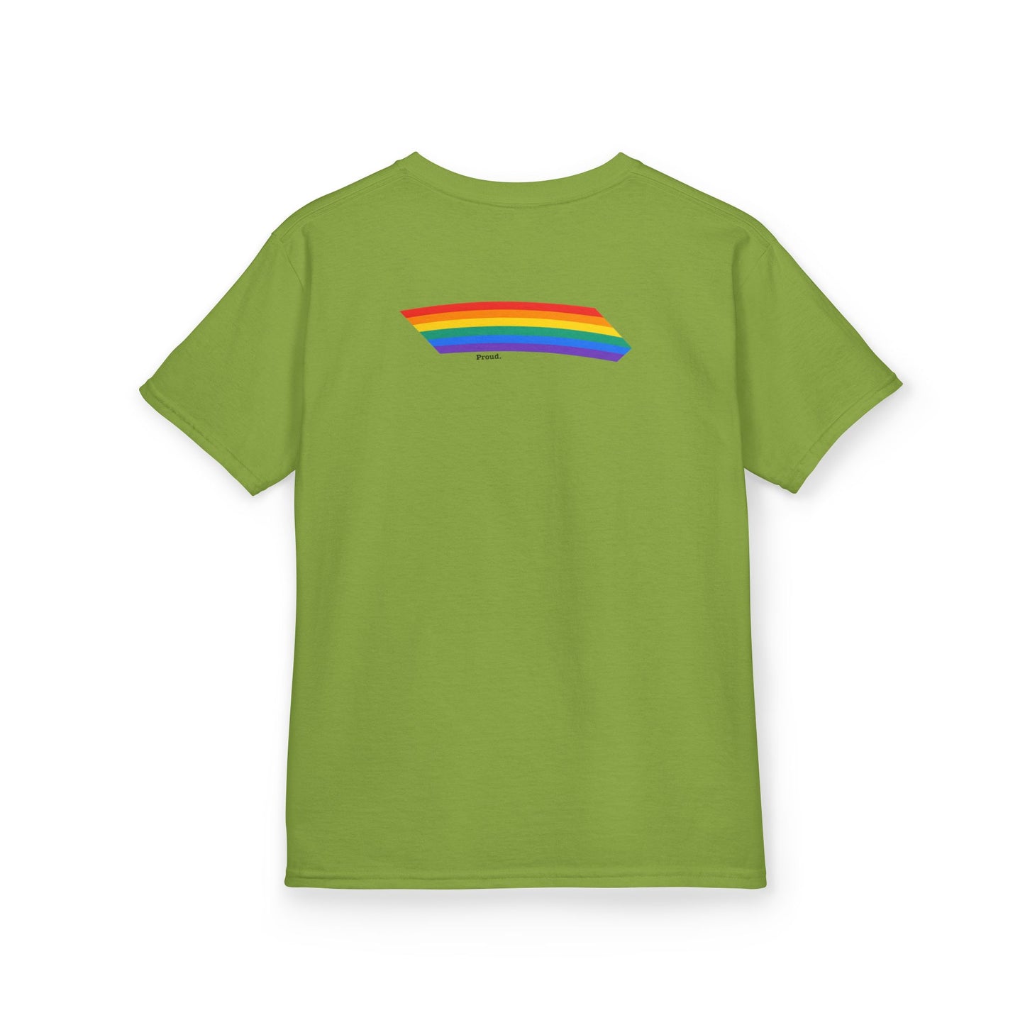 Kids Rainbow Graphic Tee - "Love out Loud" Design pride