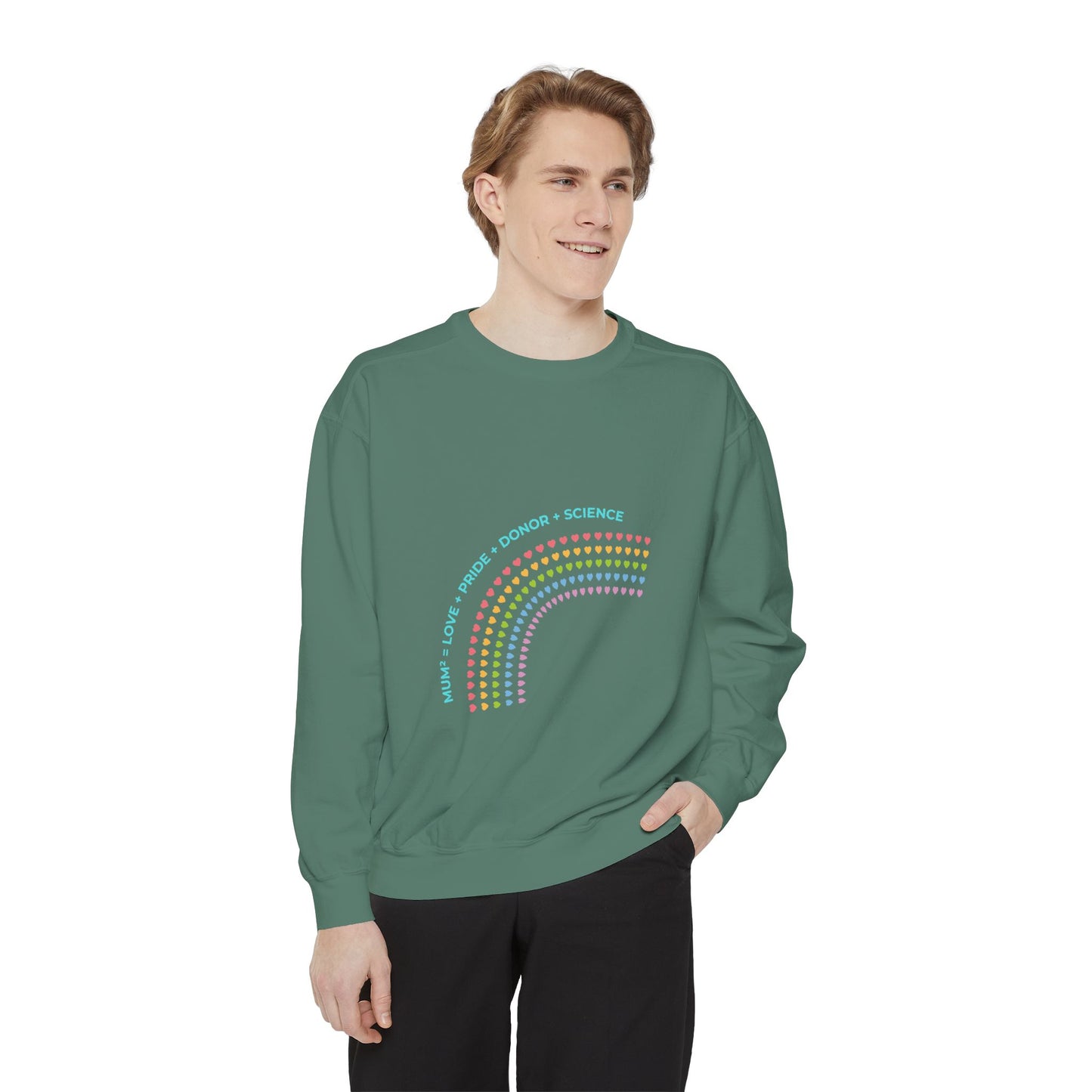 PRIDE MUMS Colorful Pride & Science Sweatshirt, Unisex Fashion, LGBTQ+ Apparel, Comfortable Casual Wear, Perfect Gift for Pride Month