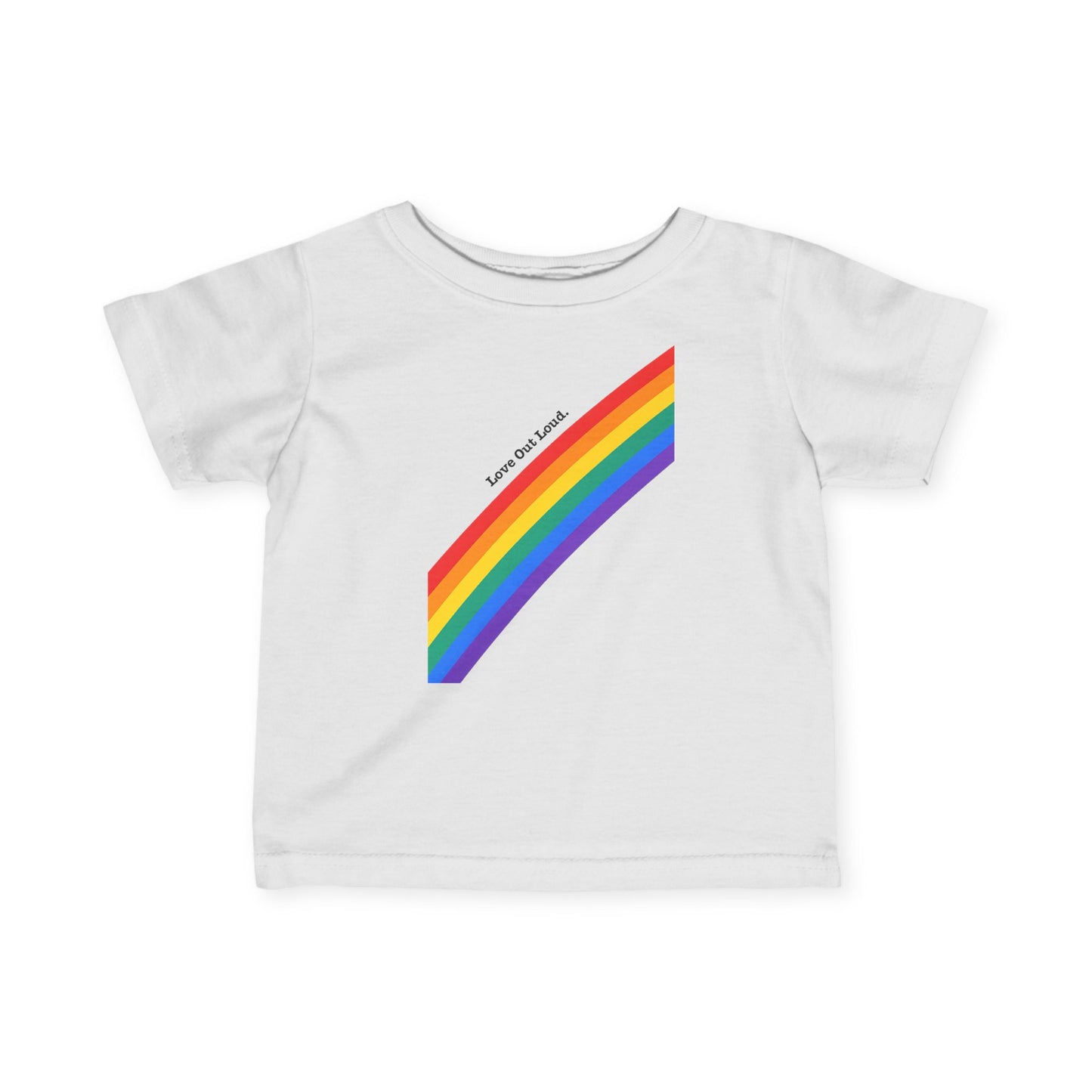 Rainbow Pride Infant Tee - Celebrate Love and Diversity