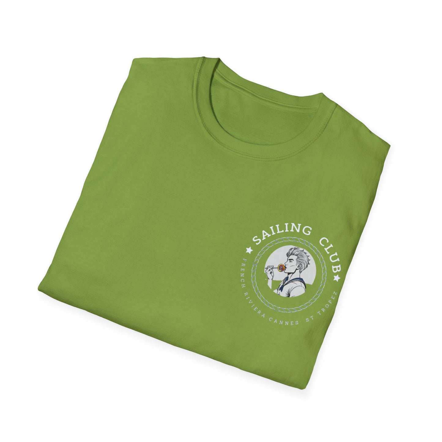 QUEER Sailing Club Unisex Softstyle T-Shirt - Fun Nautical Graphic Tee