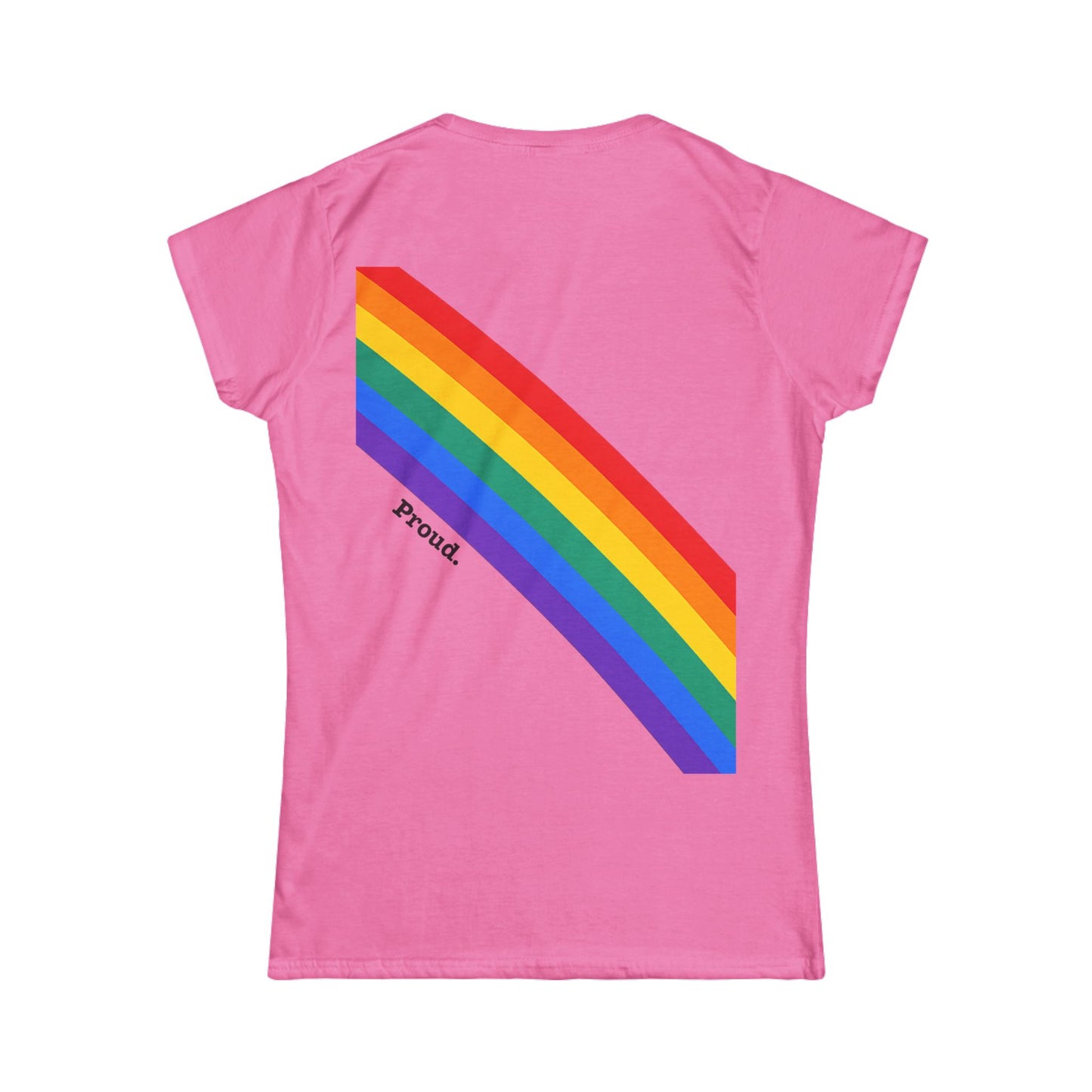 Pride Rainbow Tee - Love out loud & proud