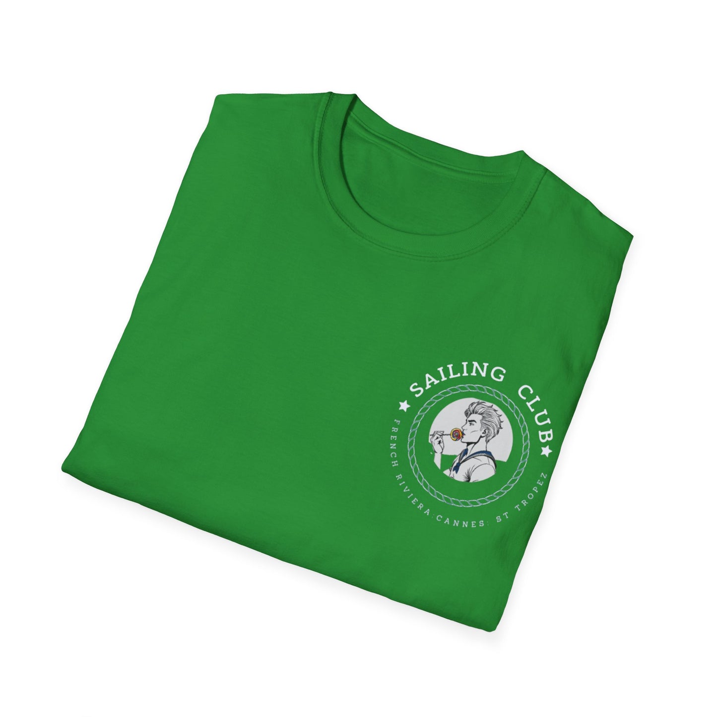 QUEER Sailing Club Unisex Softstyle T-Shirt - Fun Nautical Graphic Tee