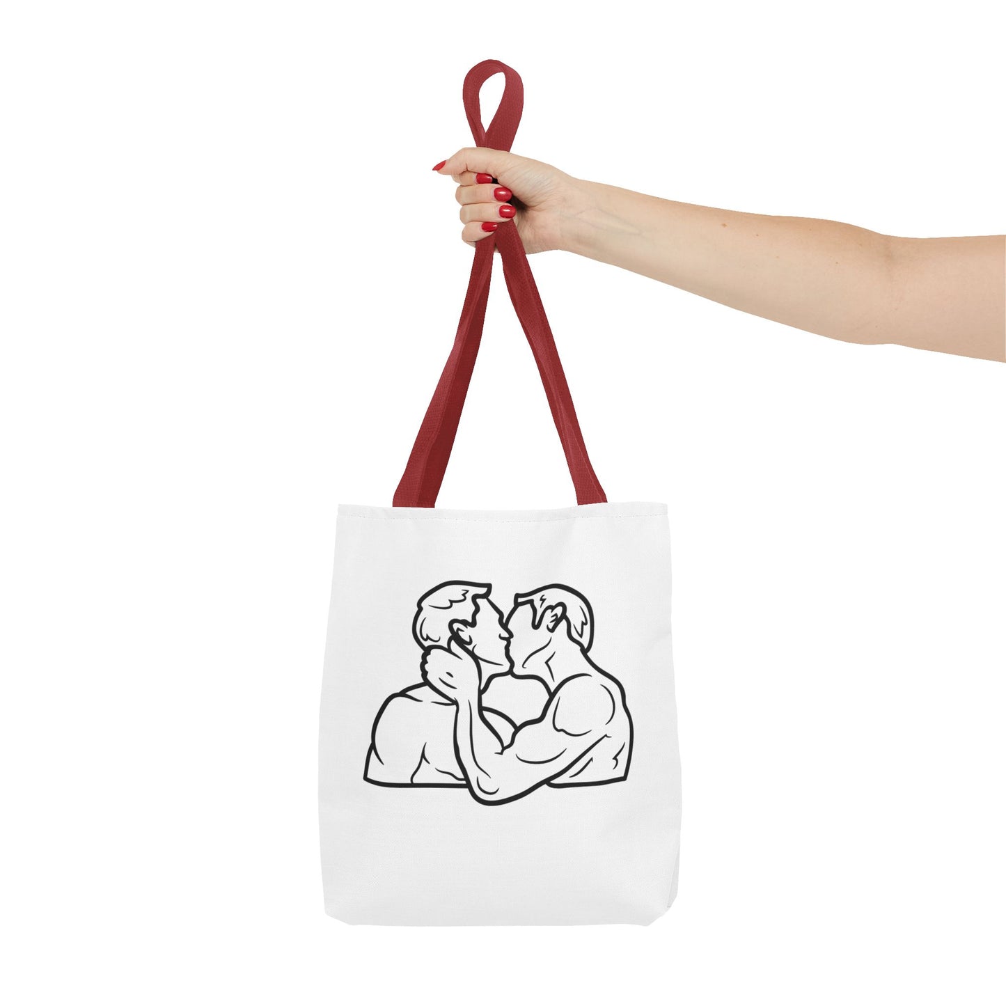 Queer Men Kissing Tote Bag