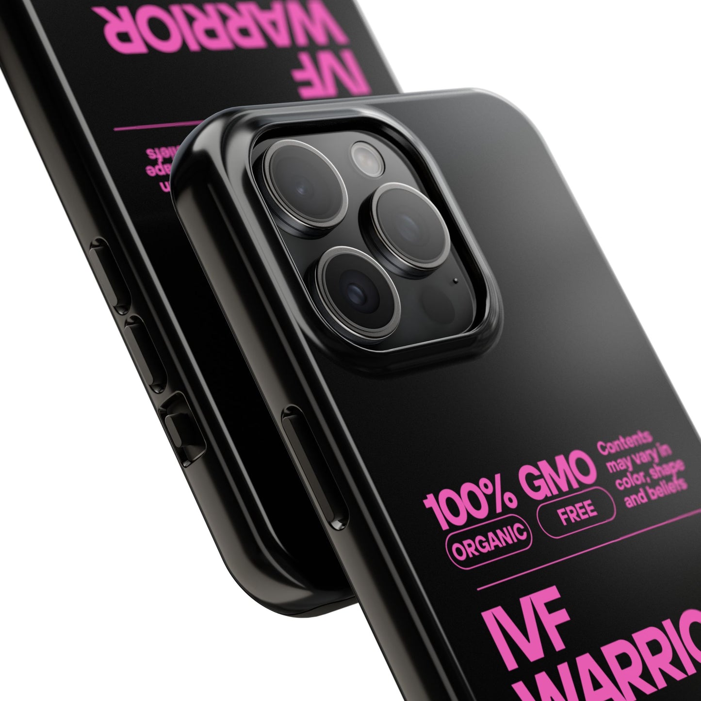IVF Warrior Tough Phone Case - Empowering Gift for Fertility Journey, IVF Support, Organic Design, Personalized Cases, Motivational Art