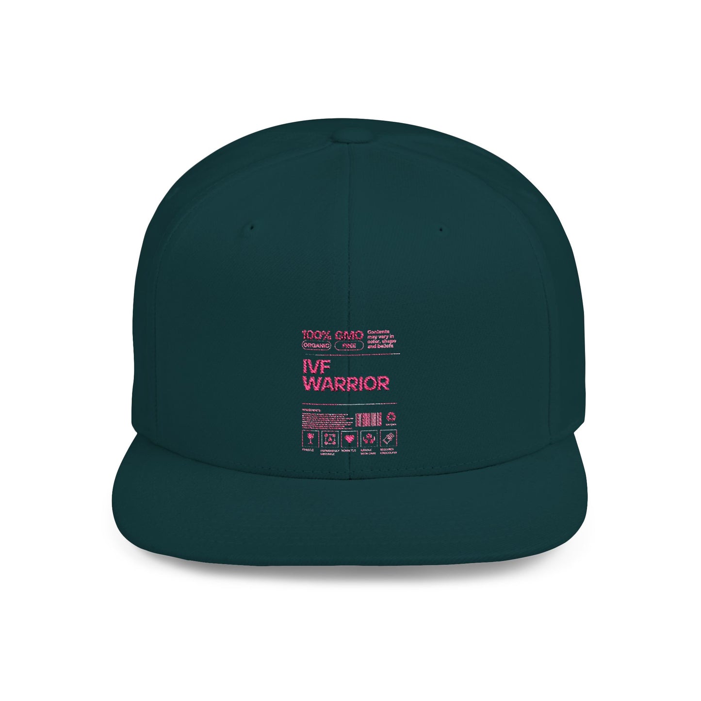 IVF Warrior Snapback Cap, Fertility Awareness Hat, Embroidered Snapback, Infertility Support Cap, Snapback Cap for IVF Journey