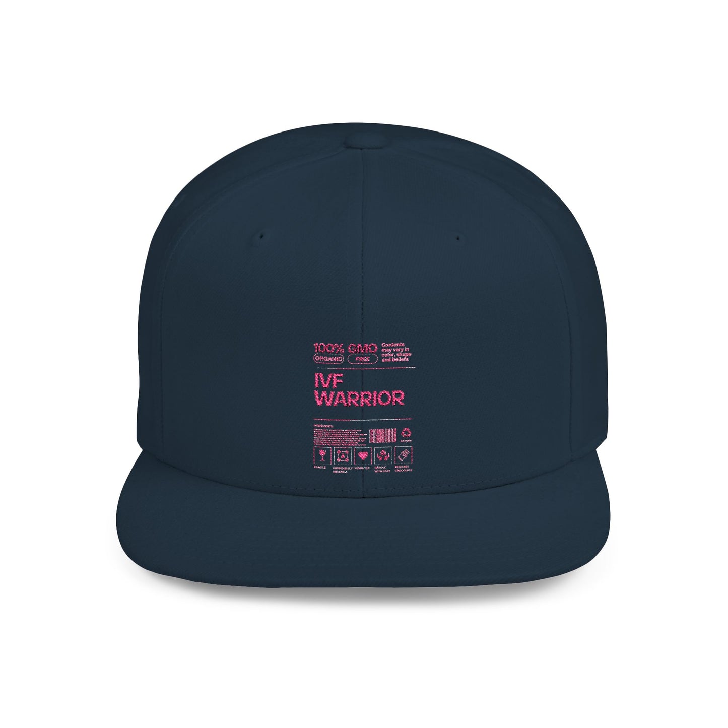 IVF Warrior Snapback Cap, Fertility Awareness Hat, Embroidered Snapback, Infertility Support Cap, Snapback Cap for IVF Journey