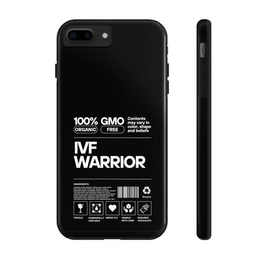 IVF Warrior Tough Phone Case - Empowering Gift for Fertility Journey, IVF Support, Organic Design, Personalized Cases, Motivational Art