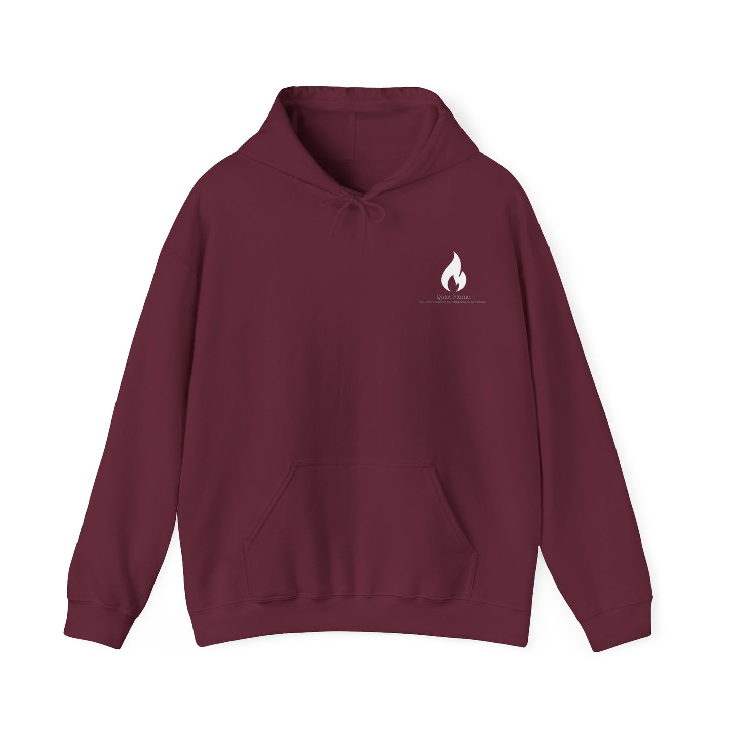 Quiet Flame Hoodie for Ace & Aro -Cozy Casual Hoodie with Fun Quote for Chill Days, Relaxed Sweatshirt for Friendship Days, Gift for Comfort Lovers, Ideal for Lounging, [...]