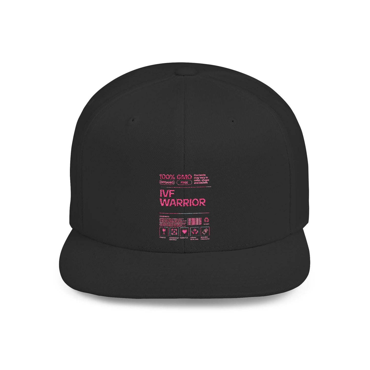 IVF Warrior Snapback Cap, Fertility Awareness Hat, Embroidered Snapback, Infertility Support Cap, Snapback Cap for IVF Journey