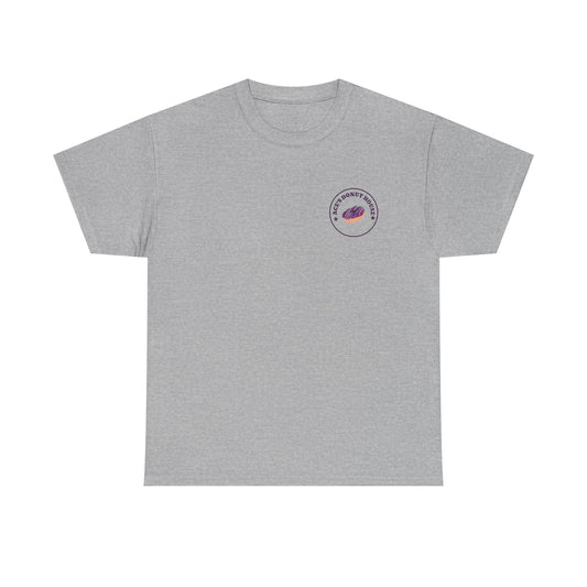 Unisex Heavy Cotton Tee - Ace and Aro fun tee "donut need sex or romance" Casual T-Shirt
