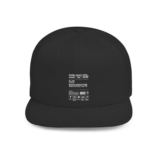 IVF Warrior Snapback Cap, Fertility Awareness Hat, Embroidered Snapback, Infertility Support Cap, Snapback Cap for IVF Journey