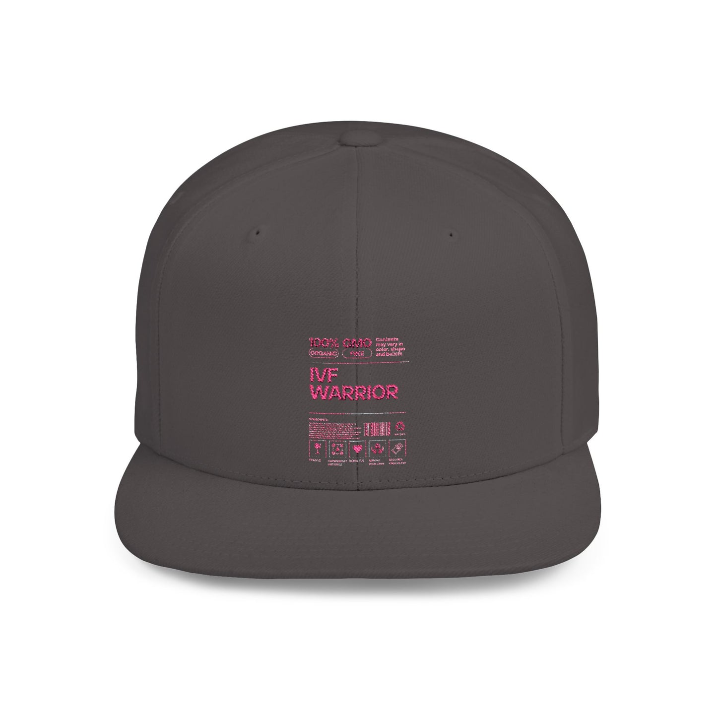 IVF Warrior Snapback Cap, Fertility Awareness Hat, Embroidered Snapback, Infertility Support Cap, Snapback Cap for IVF Journey