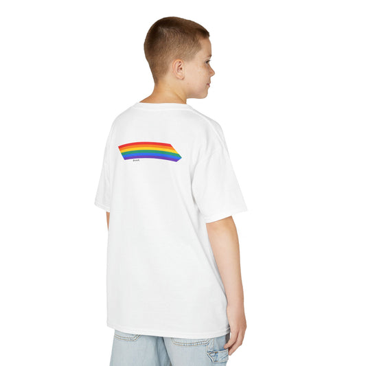Kids Rainbow Graphic Tee - "Love out Loud" Design pride