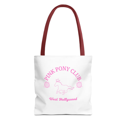 Queers & Queens Pink Pony Club Tote Bag - Stylish & Fun for LGBTQ