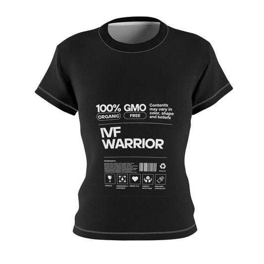 Women's Tee IVF Warrior Apparel, Infertility Awareness T-Shirt, Support Fighting Strong Mom, Fertility Treatment Top, TTC Gift Shirt,