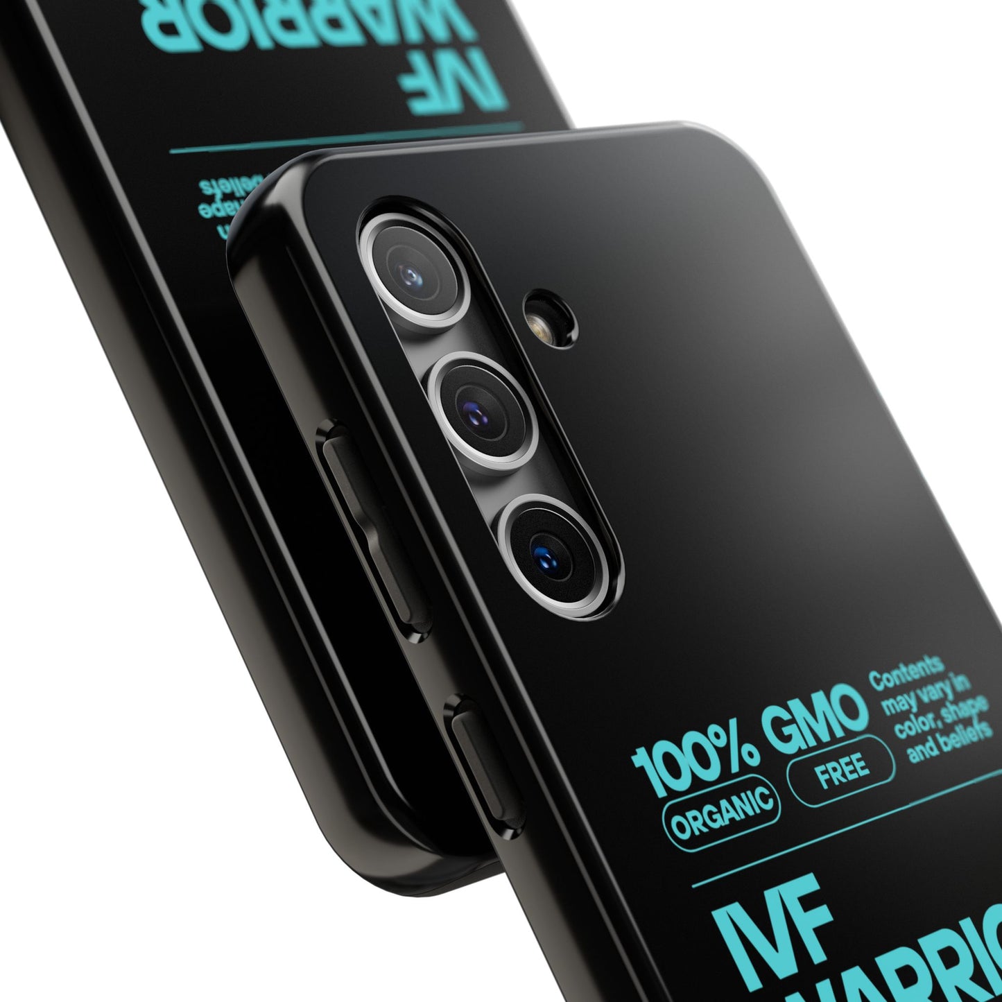 Mint IVF Warrior Tough Phone Case - Empowering Gift for Fertility Journey, IVF Support, Organic Design, Personalized Cases, Motivational Art
