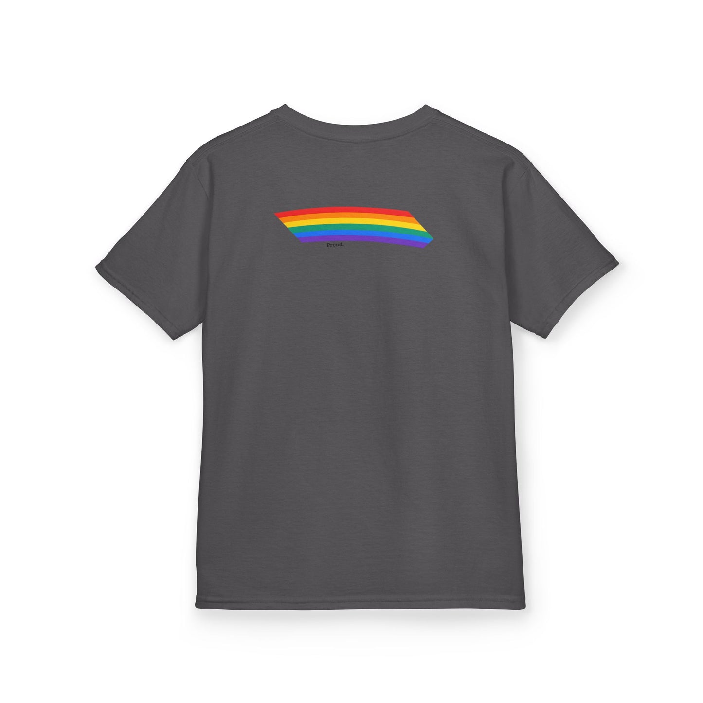 Kids Rainbow Graphic Tee - "Love out Loud" Design pride