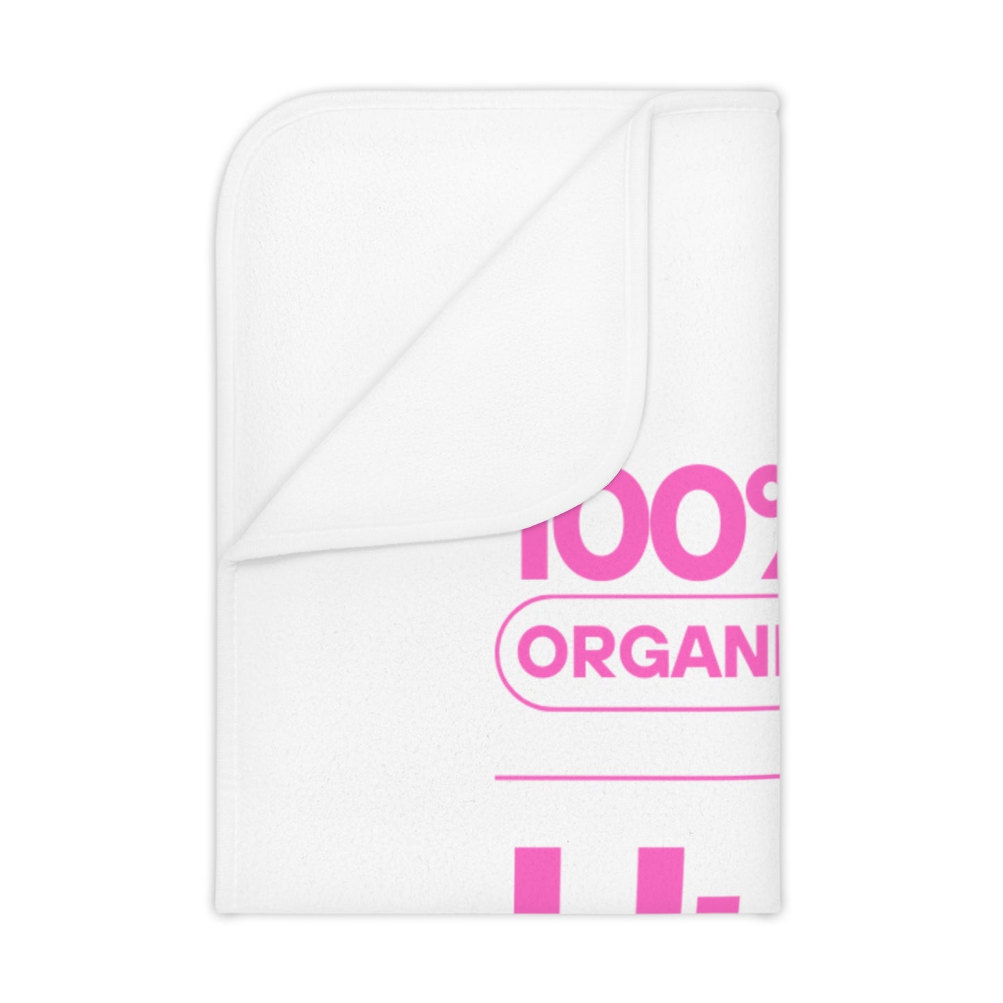 Organic Toddler Blanket – 'Human Being' Design, Eco-Friendly & Soft
