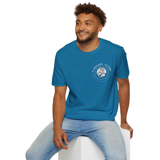 QUEER Sailing Club Unisex Softstyle T-Shirt - Fun Nautical Graphic Tee