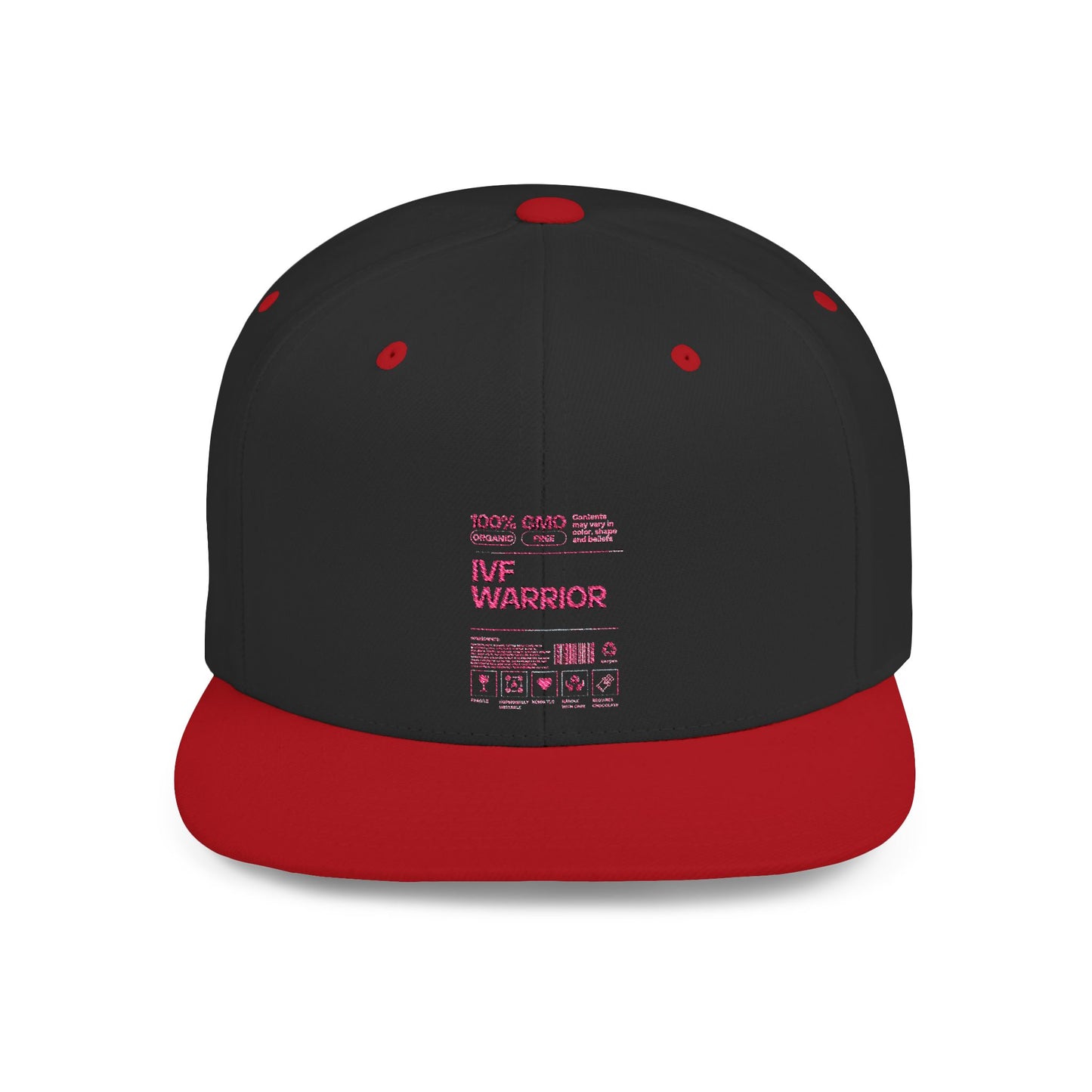 IVF Warrior Snapback Cap, Fertility Awareness Hat, Embroidered Snapback, Infertility Support Cap, Snapback Cap for IVF Journey