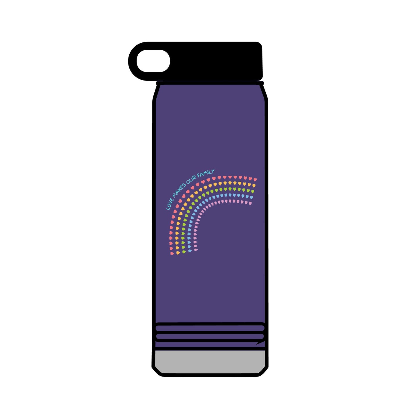 PRIDE LGBTQ+ Water Bottle, 32oz Reusable Drink Bottle, Stay hydrated at Pride, family matching bottles, Eco-Friendly Hydration,