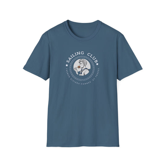 QUEER Sailing Club Unisex Softstyle T-Shirt - Fun Nautical Graphic Tee