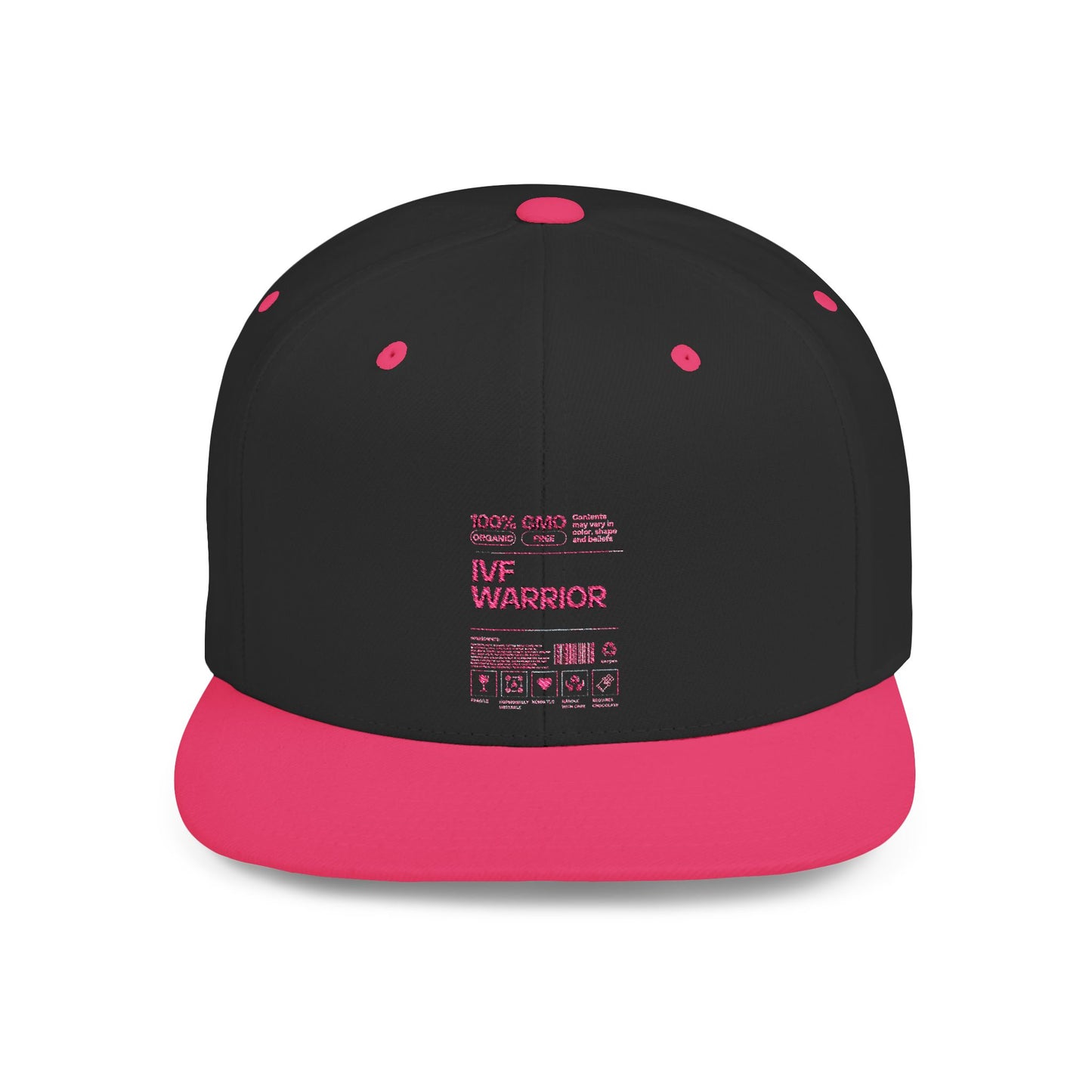 IVF Warrior Snapback Cap, Fertility Awareness Hat, Embroidered Snapback, Infertility Support Cap, Snapback Cap for IVF Journey