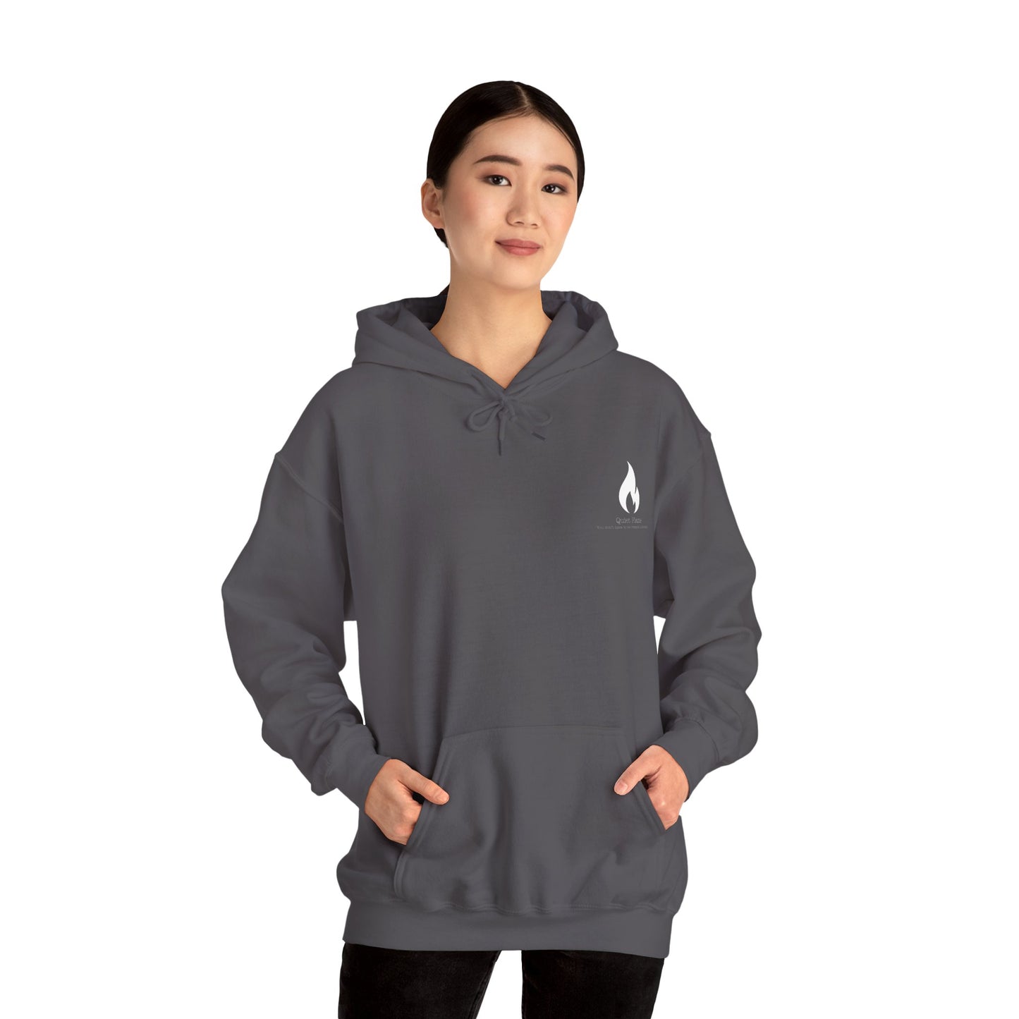 Quiet Flame Hoodie for Ace & Aro -Cozy Casual Hoodie with Fun Quote for Chill Days, Relaxed Sweatshirt for Friendship Days, Gift for Comfort Lovers, Ideal for Lounging, [...]