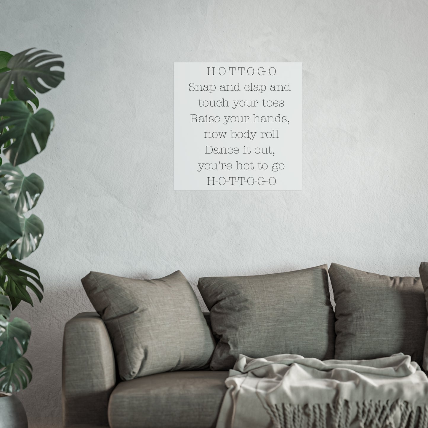 Inspirational Fine Art Poster - H-O-T-T-O-G-O Dance Quote