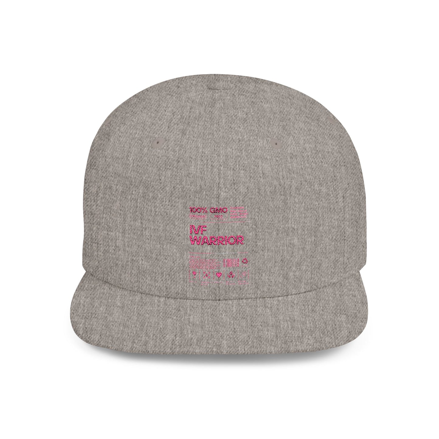 IVF Warrior Snapback Cap, Fertility Awareness Hat, Embroidered Snapback, Infertility Support Cap, Snapback Cap for IVF Journey