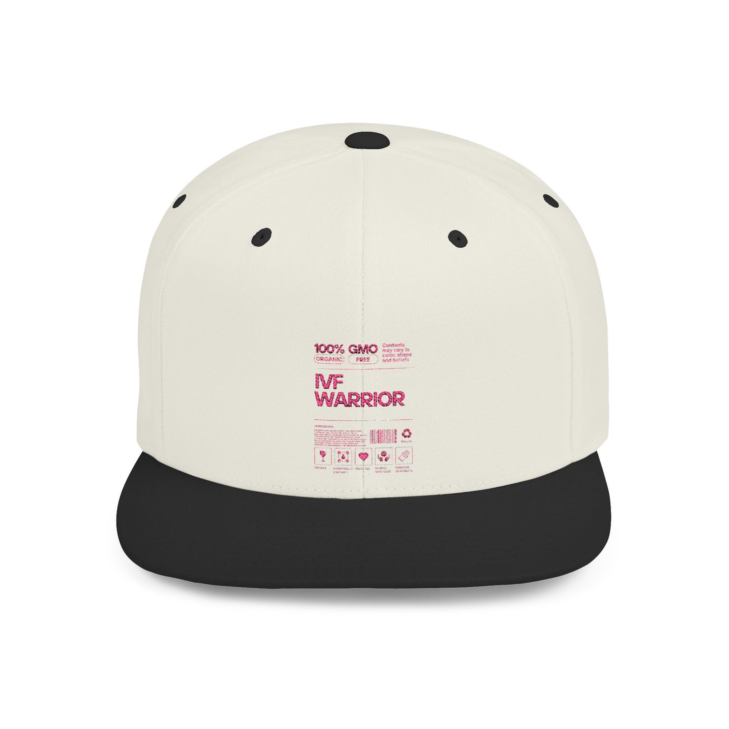 IVF Warrior Snapback Cap, Fertility Awareness Hat, Embroidered Snapback, Infertility Support Cap, Snapback Cap for IVF Journey