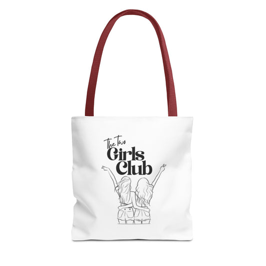 The Two Girls Club  PRIDE Girls who like girls Tote Bag - Stylish & Fun for lesbian Friends!