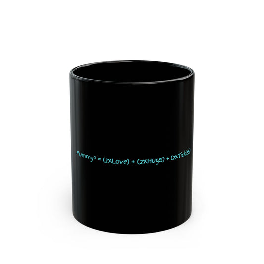 PRIDE LGBTQ Two Dads Fun Black Mug for two Dad family - Perfect Gift for two dads LGBT, Cute Coffee Cup, Mother's Day, Birthday, Family Time, Love & Hugs