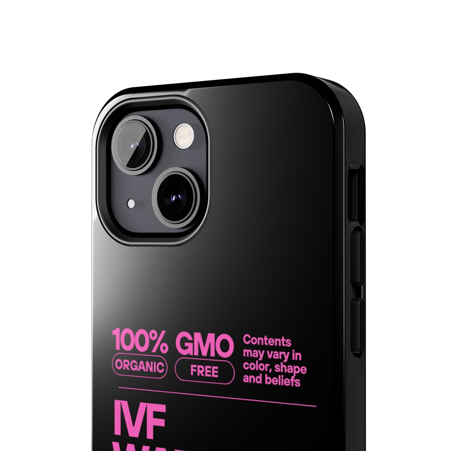 IVF Warrior Tough Phone Case - Empowering Gift for Fertility Journey, IVF Support, Organic Design, Personalized Cases, Motivational Art