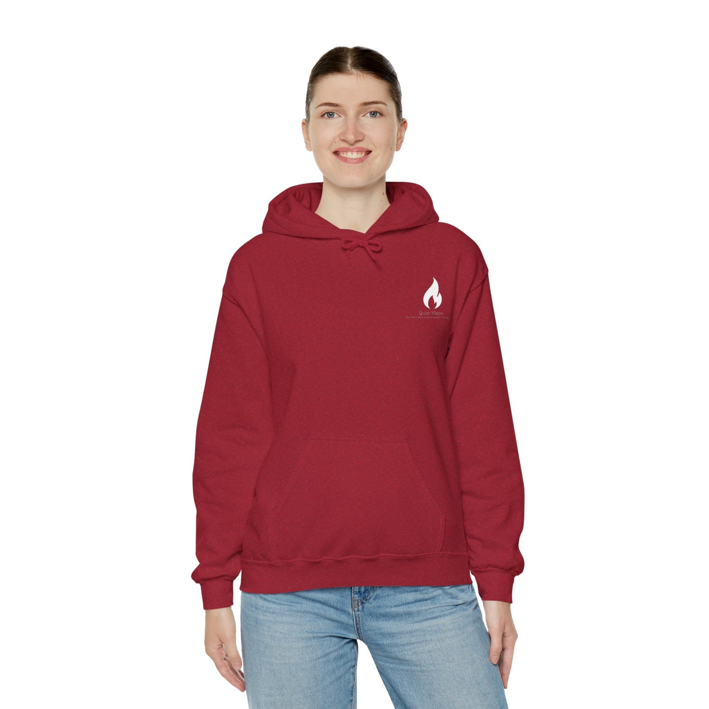 Quiet Flame Hoodie for Ace & Aro -Cozy Casual Hoodie with Fun Quote for Chill Days, Relaxed Sweatshirt for Friendship Days, Gift for Comfort Lovers, Ideal for Lounging, [...]